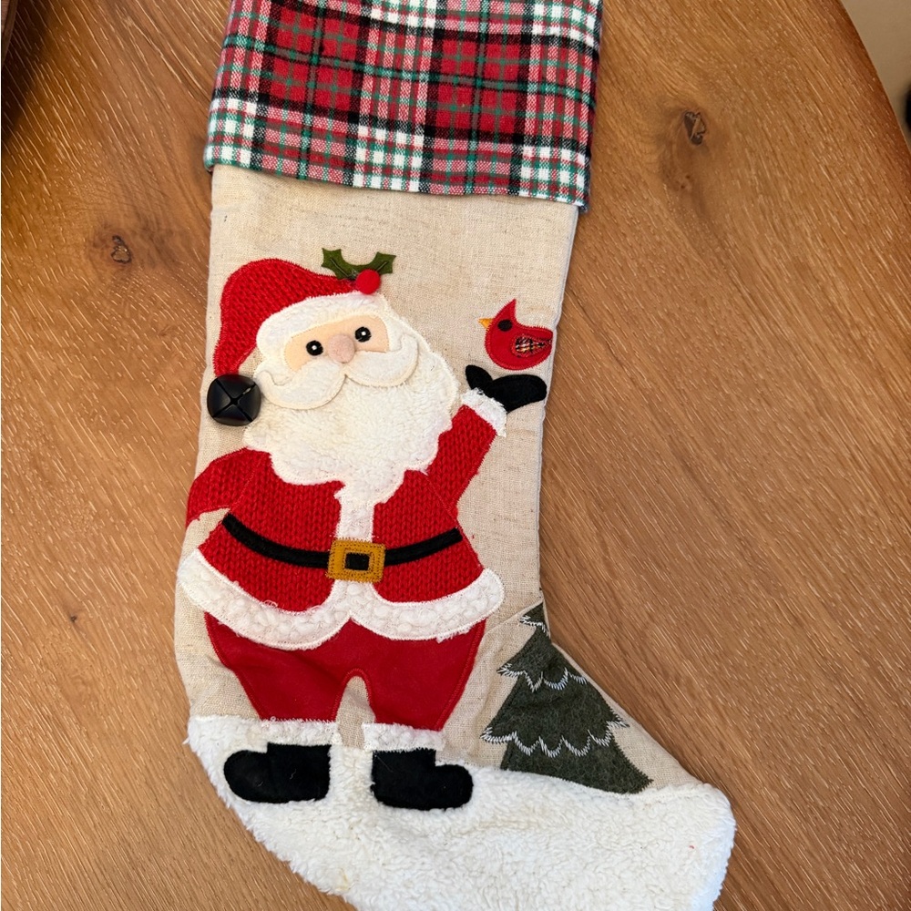 Festive Santa Christmas Stocking